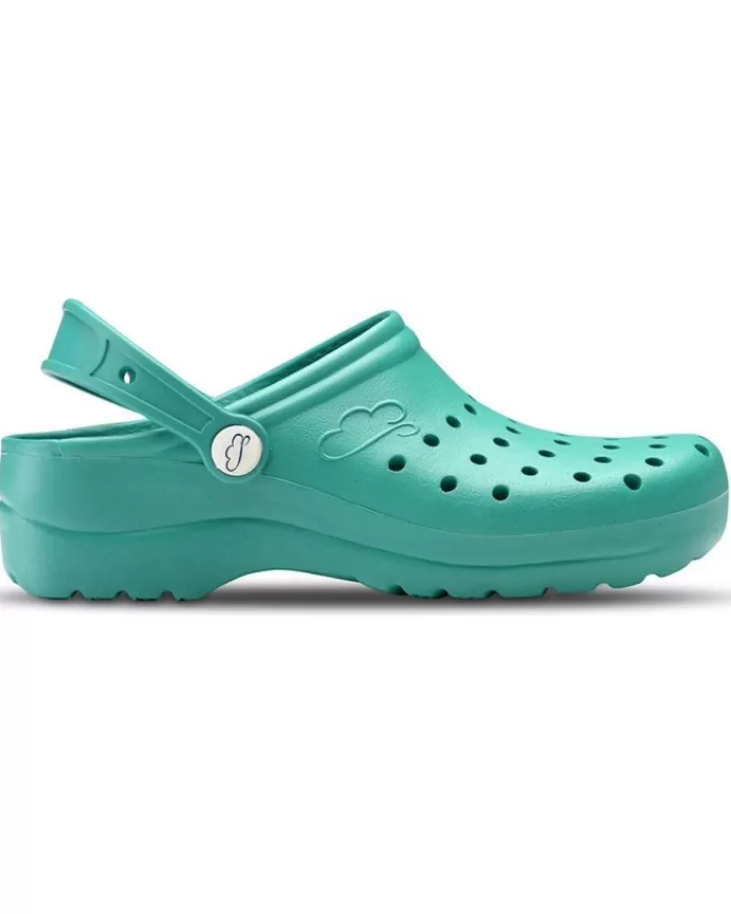 Man FELIZ CAMINAR Woman And Man Clogs Zuecos Sanitarios Flotantes Gruyere - Verde