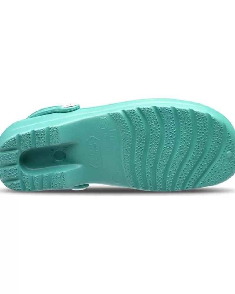 Man FELIZ CAMINAR Woman And Man Clogs Zuecos Sanitarios Flotantes Gruyere - Verde