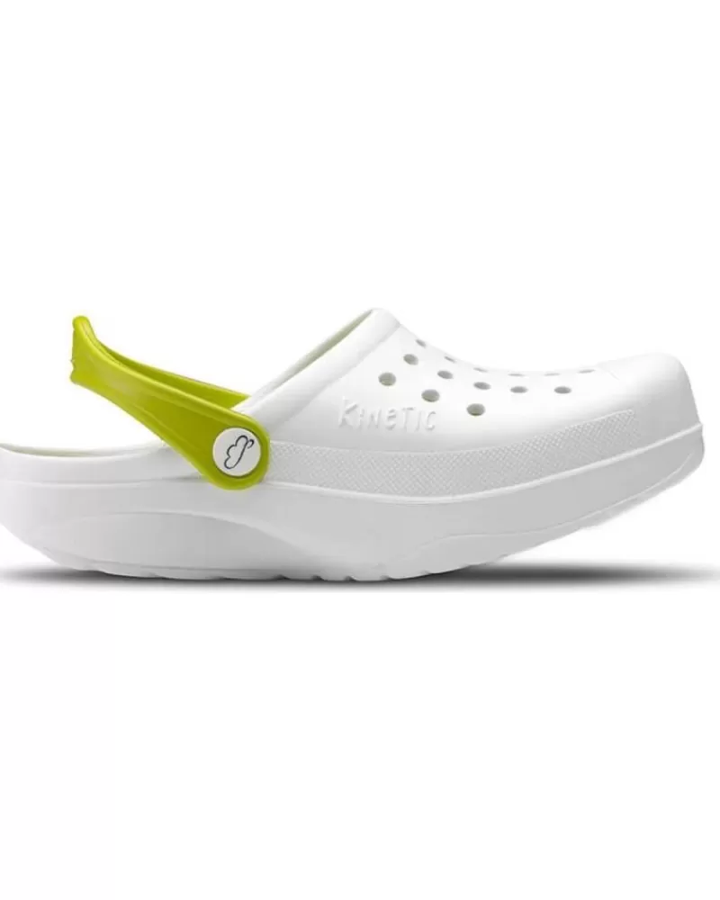 Man FELIZ CAMINAR Woman And Man Clogs Zuecos Sanitarios Kinetic - Blanco