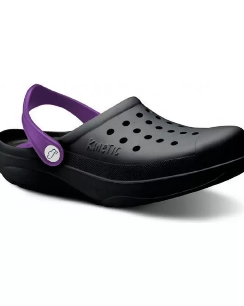 Man FELIZ CAMINAR Woman And Man Clogs Zuecos Sanitarios Kinetic - Morado