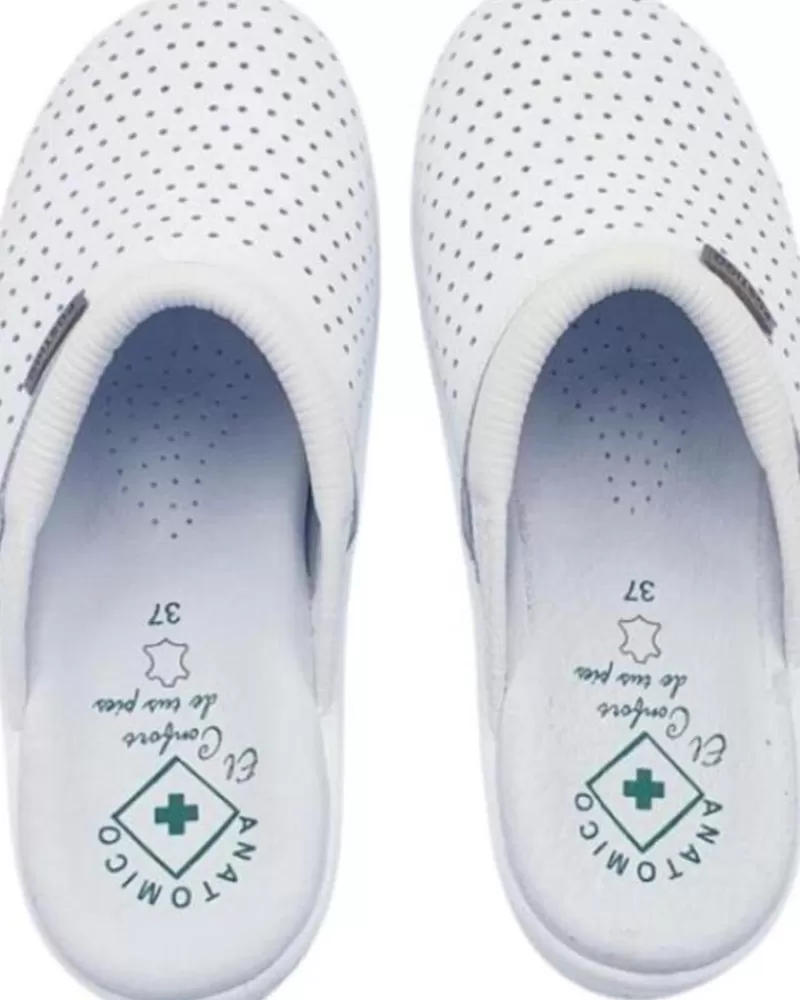 Man JAVER Woman And Man Clogs Calzado De Trabajo 04 Zueco Varios 12548 Blanco