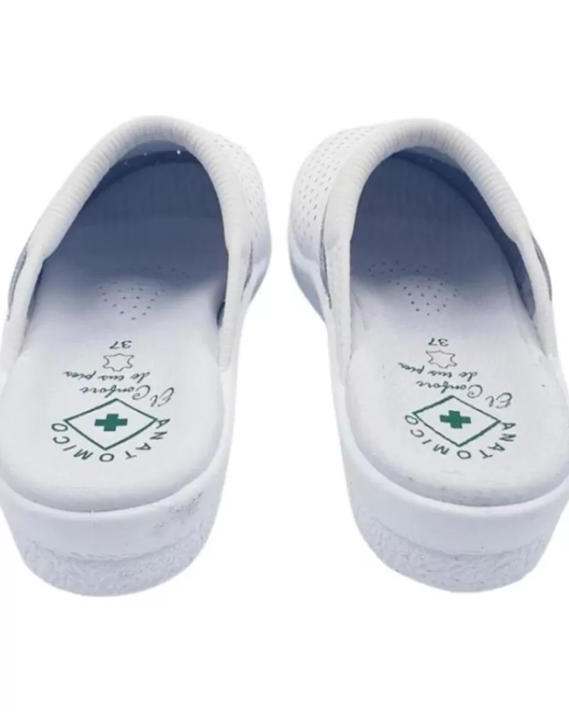 Man JAVER Woman And Man Clogs Calzado De Trabajo 04 Zueco Varios 12548 Blanco