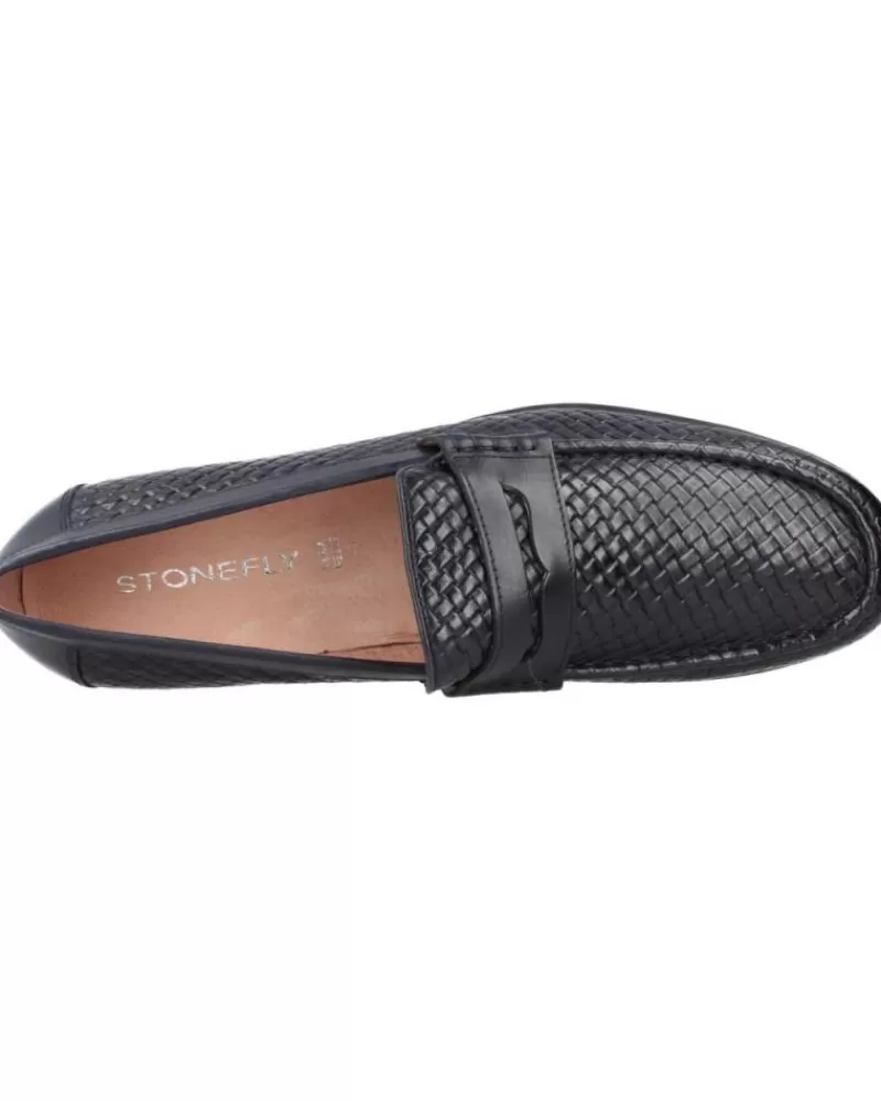 Man STONEFLY Woman And Man Mocasines Summer Ii 10 Calf Intreccia Azul