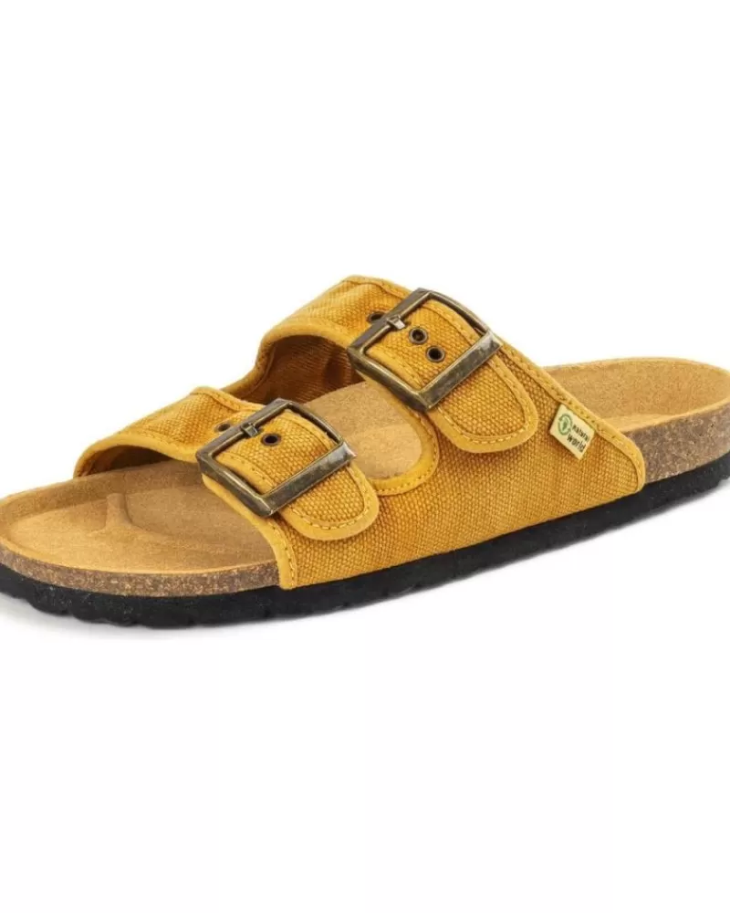 Man NATURAL WORLD Woman And Man Sandals Sandalia Unisex Bio Anatomica 7001E Cuero