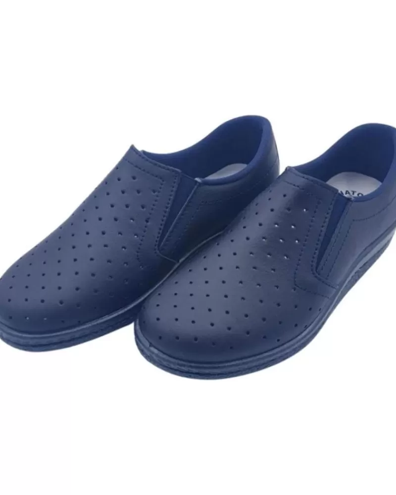 Man JAVER Woman And Man Shoes Calzado De Trabajo 02 Zueco Varios 9702 Azul