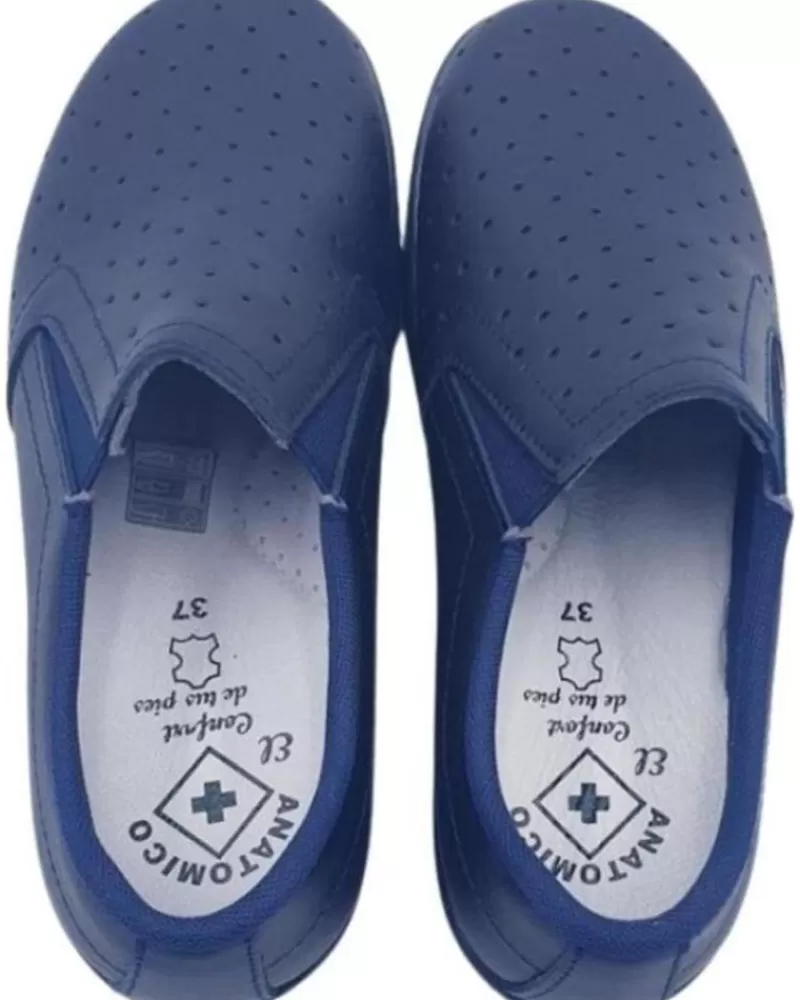Man JAVER Woman And Man Shoes Calzado De Trabajo 02 Zueco Varios 9702 Azul