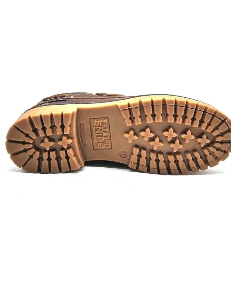 Woman SNIPE Woman And Man Shoes 21201 Nautico Para Hombre Color Cuero Marron