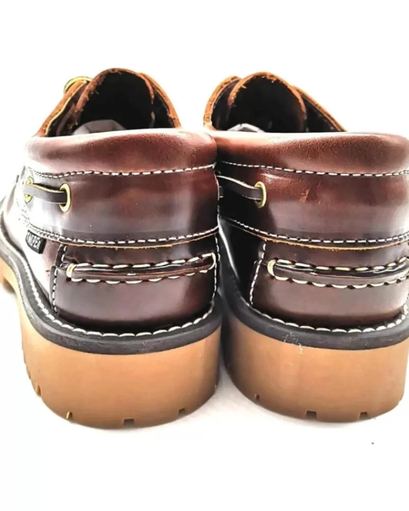 Woman SNIPE Woman And Man Shoes 21201 Nautico Para Hombre Color Cuero Marron