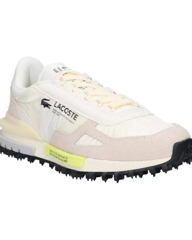 Man LACOSTE Woman And Man Zapatillas Deporte 46Sma0008 Elite Active Wp2 Off Wht-Lt Grn