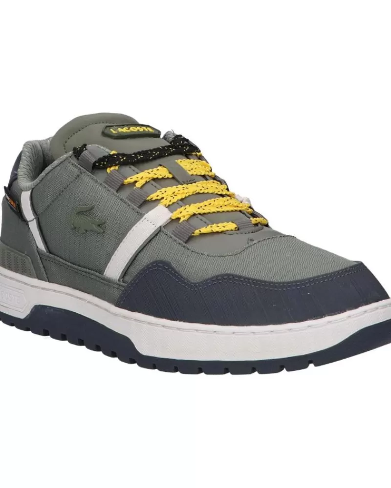 Man LACOSTE Woman And Man Zapatillas Deporte 46Sma0087 T-Clip Winter Da7 Khk-Dk Gry