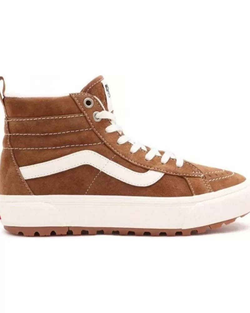 Man VANS OFF THE WALL Woman And Man Zapatillas Deporte Vans Modelo Ua Sk8-Hi Mte-1 Dachshund-Suede Para Unisex Colo Marron