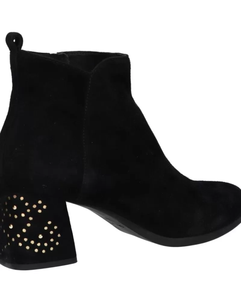 Woman GEOX Woman Boots D04Efl 00021 D Calinda Mid C0495 Black-Gold