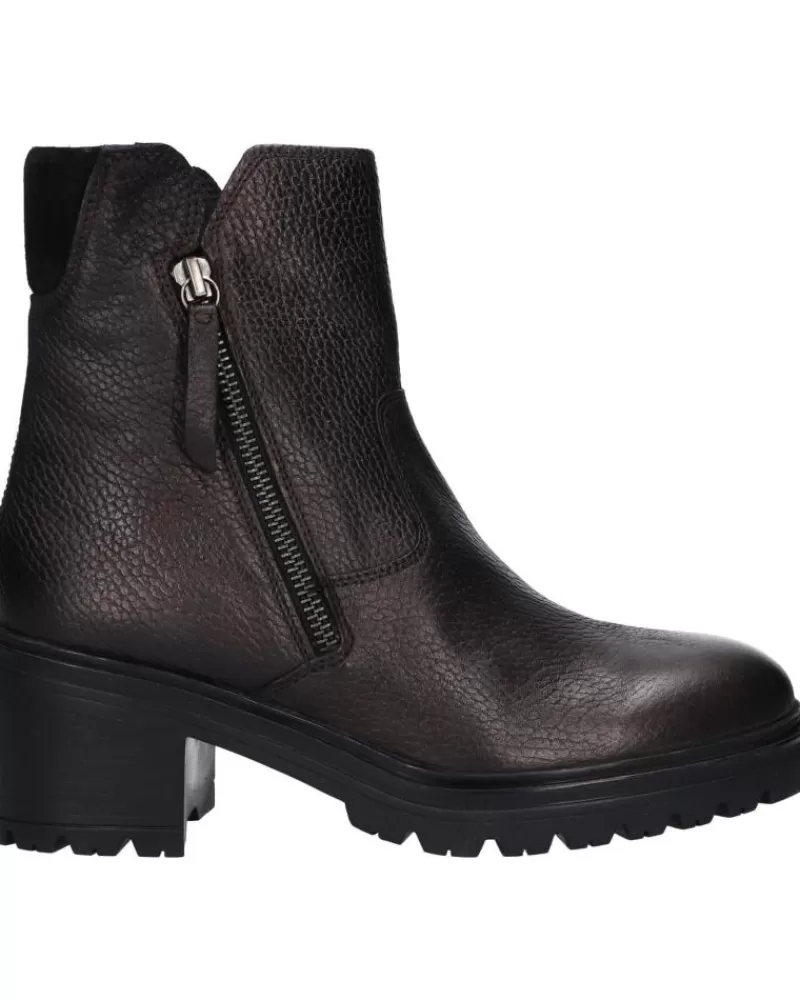 Woman GEOX Woman Boots D16Qcb 0Cr22 D Damiana C6335 Dk Bronze-Black