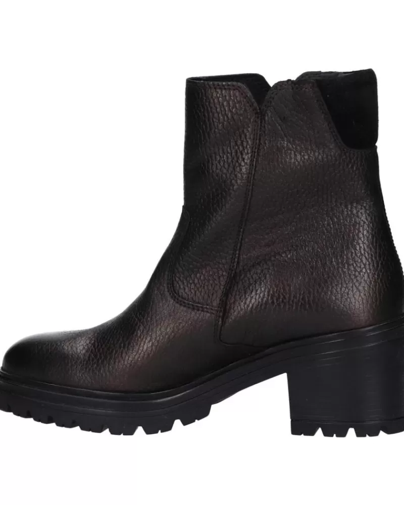 Woman GEOX Woman Boots D16Qcb 0Cr22 D Damiana C6335 Dk Bronze-Black