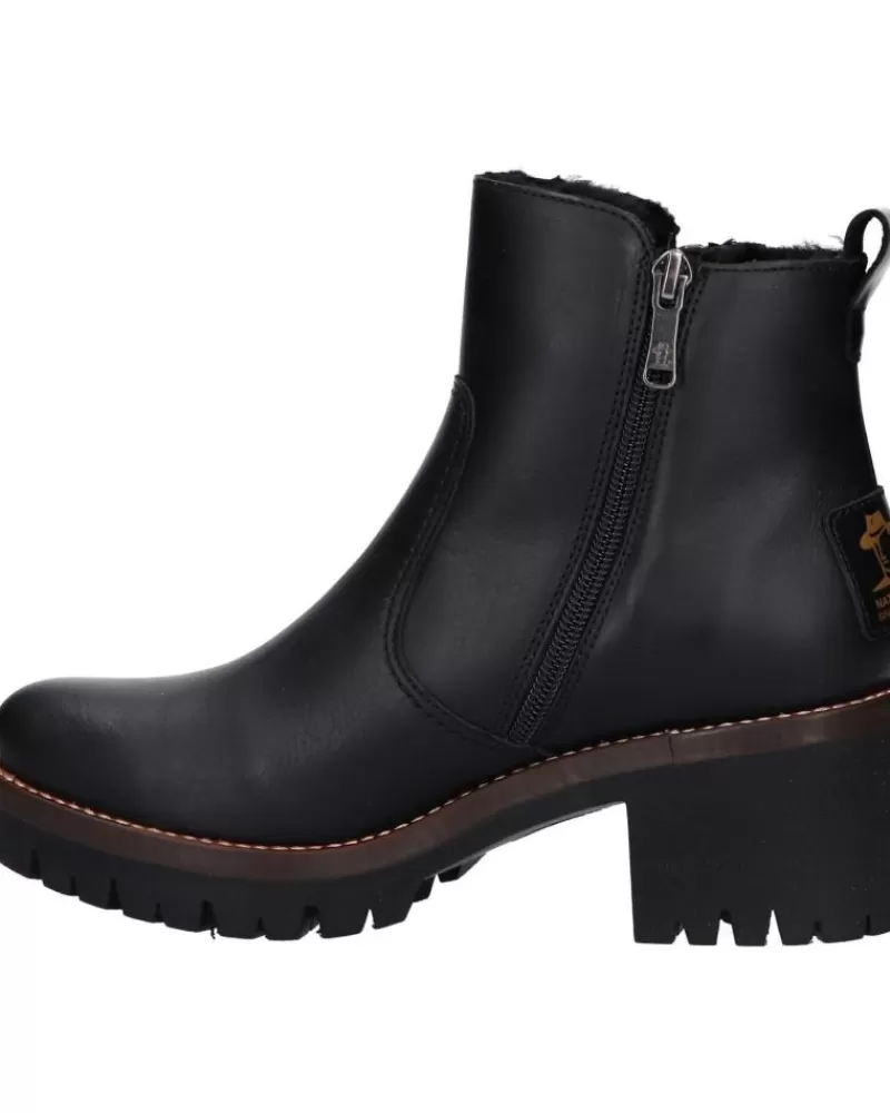 Woman PANAMA JACK Woman Boots Pauline Igloo Trav B2 Napa Negro
