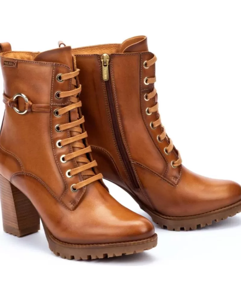 Woman PIKOLINOS Woman Boots Botin Tacon Alto W7M-8563 Brandy