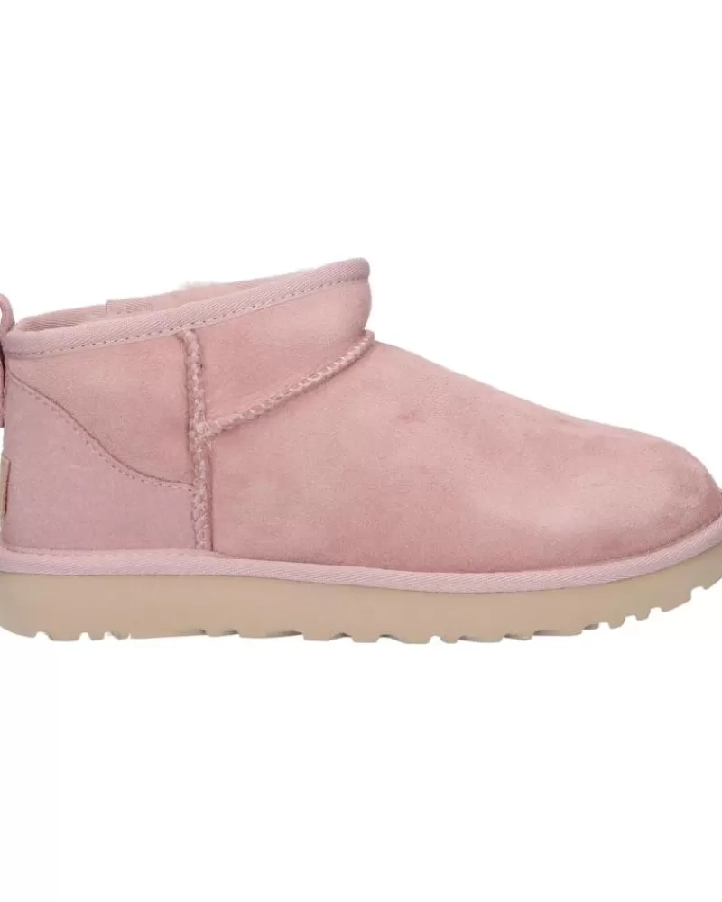 Woman UGG Woman Boots 1116109 Classic Ultra Mini Rose Grey
