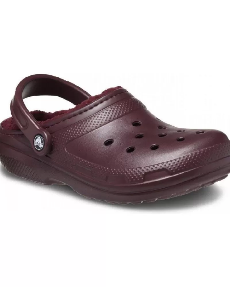Woman CROCS Woman Clogs Classic Lined Clog U 203591 Marrn Morado