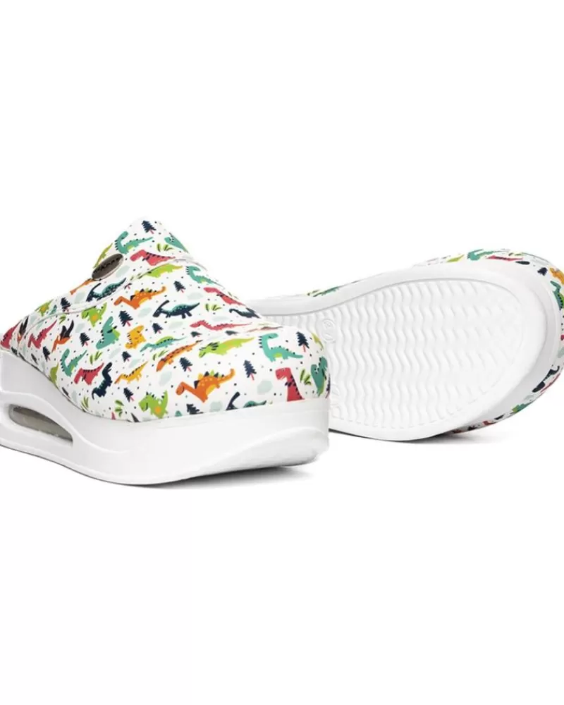 Woman ZUEKOOS Woman Clogs Zueco Airmax 02-Jurassic Multicolor