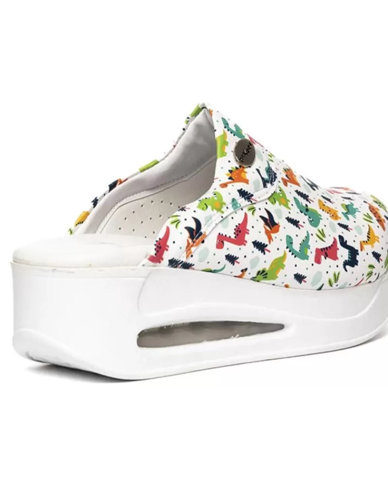 Woman ZUEKOOS Woman Clogs Zueco Airmax 02-Jurassic Multicolor