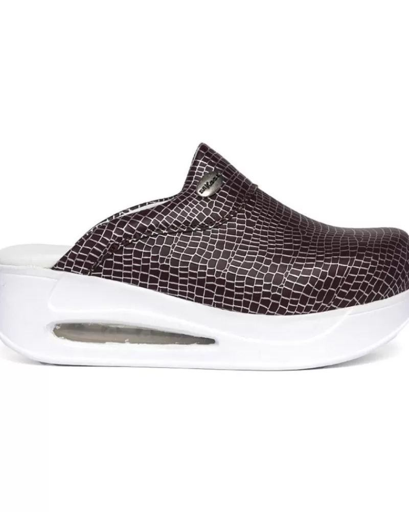 Woman ZUEKOOS Woman Clogs Zueco Milano Closed Airmax Burdeos