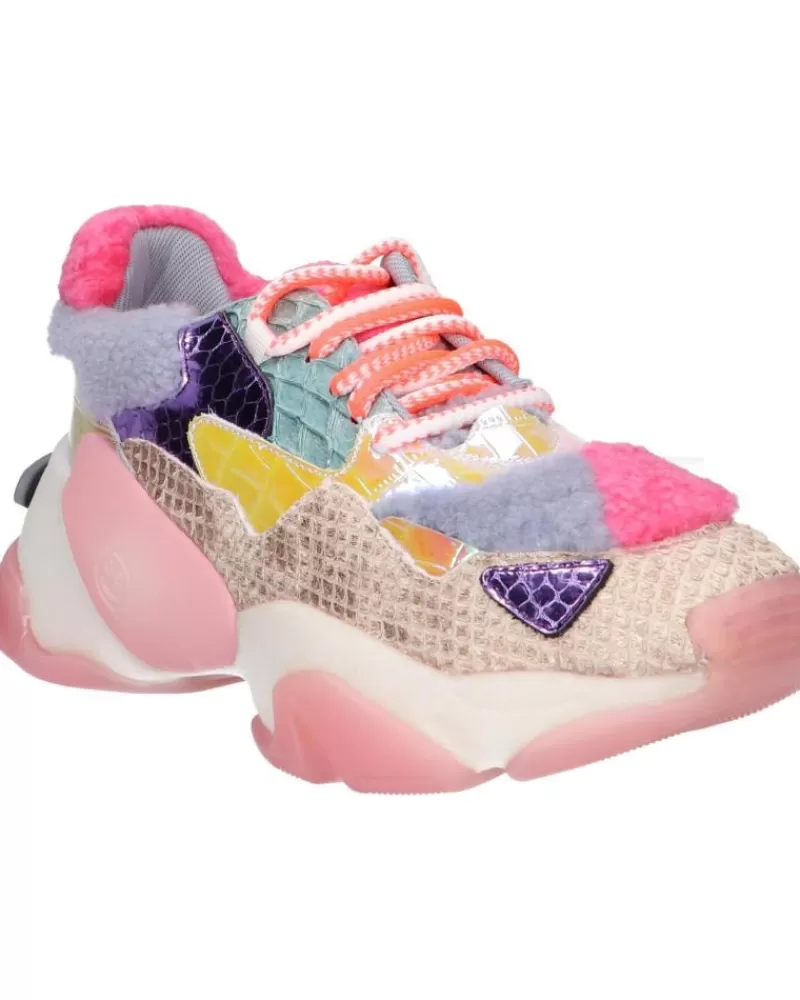 Woman EXE Woman G168-8 Leather Grey Pink