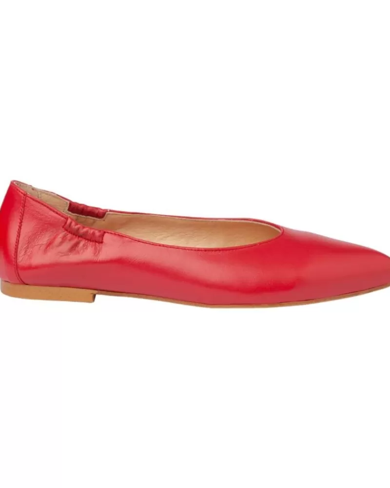 Woman EVA MAÑAS Woman Flat Shoes Eva Manas Babucha Piel 1480 Rojo