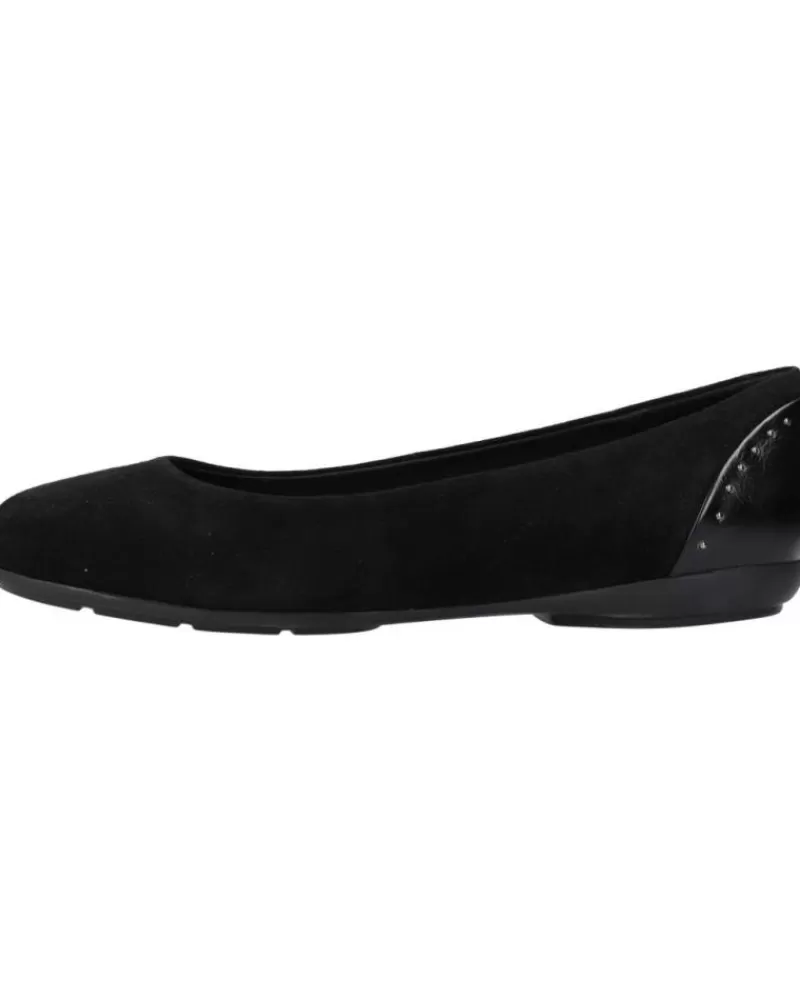 Woman GEOX Woman Flat Shoes D Annytah Negro