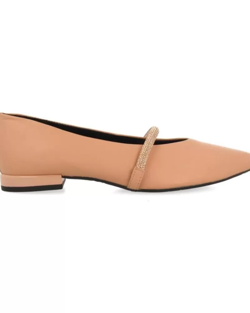Woman GIOSEPPO Woman Flat Shoes Bailarina Lamlash De Nude
