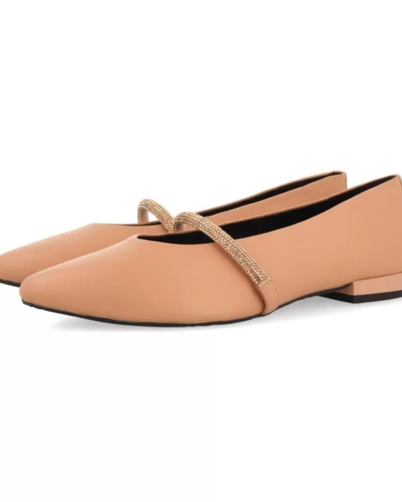 Woman GIOSEPPO Woman Flat Shoes Bailarina Lamlash De Nude