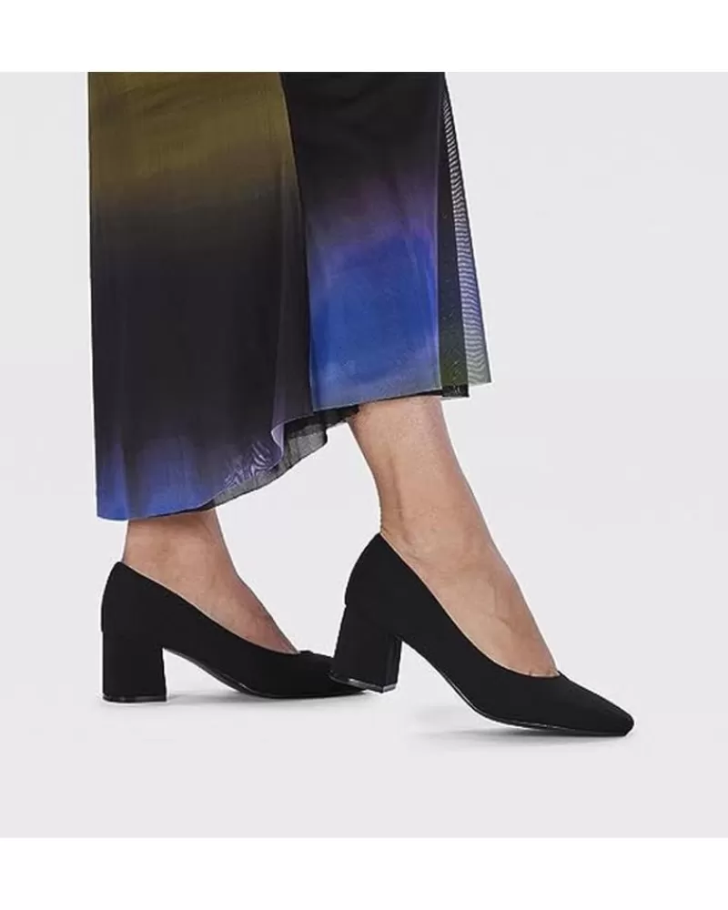 Woman GIOSEPPO Woman Flat Shoes Zapatos De Saln S Con Puntera Cuadrada Para Muj Negro