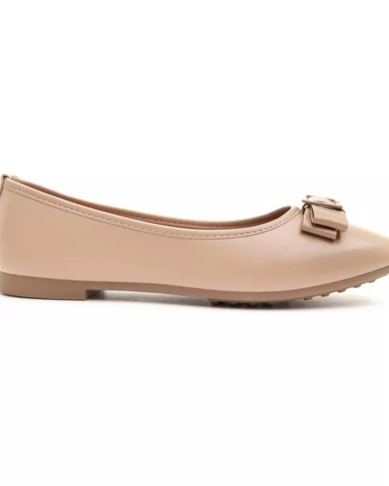 Woman MONTEVITA Woman Flat Shoes Bailara4 Beige
