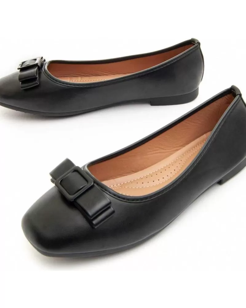 Woman MONTEVITA Woman Flat Shoes Bailara4 Black