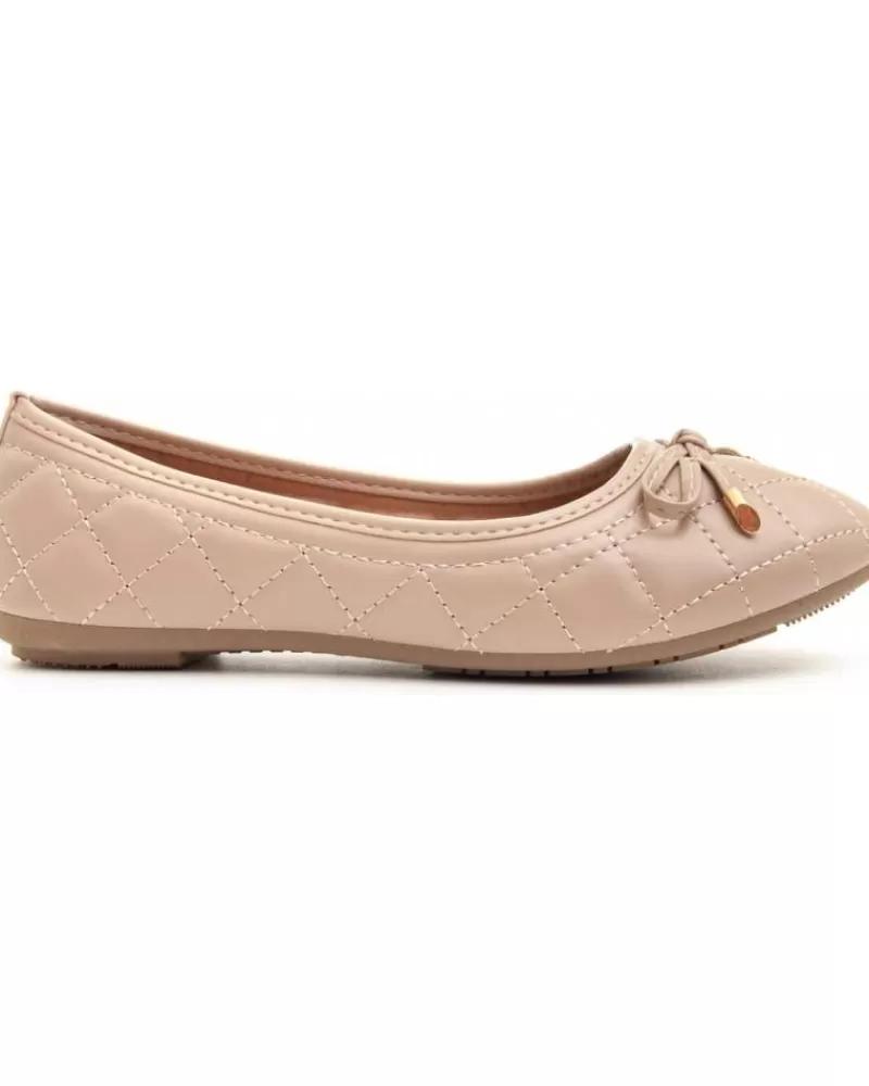 Woman MONTEVITA Woman Flat Shoes Bailara5 Beige