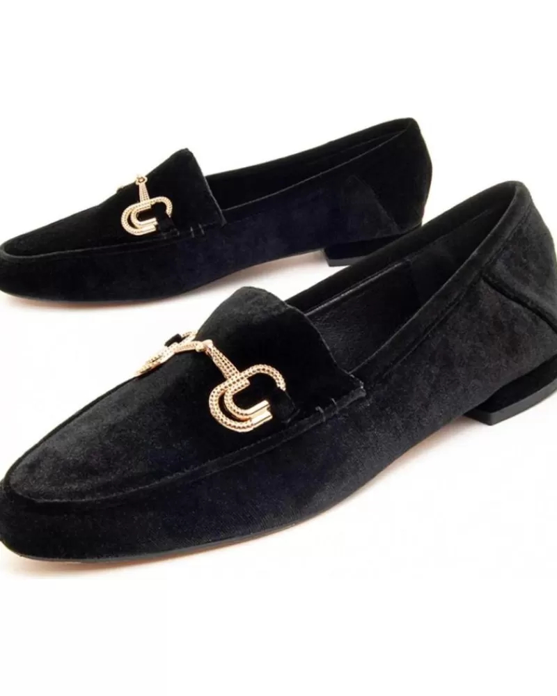 Woman MONTEVITA Woman Flat Shoes Bailarint Black