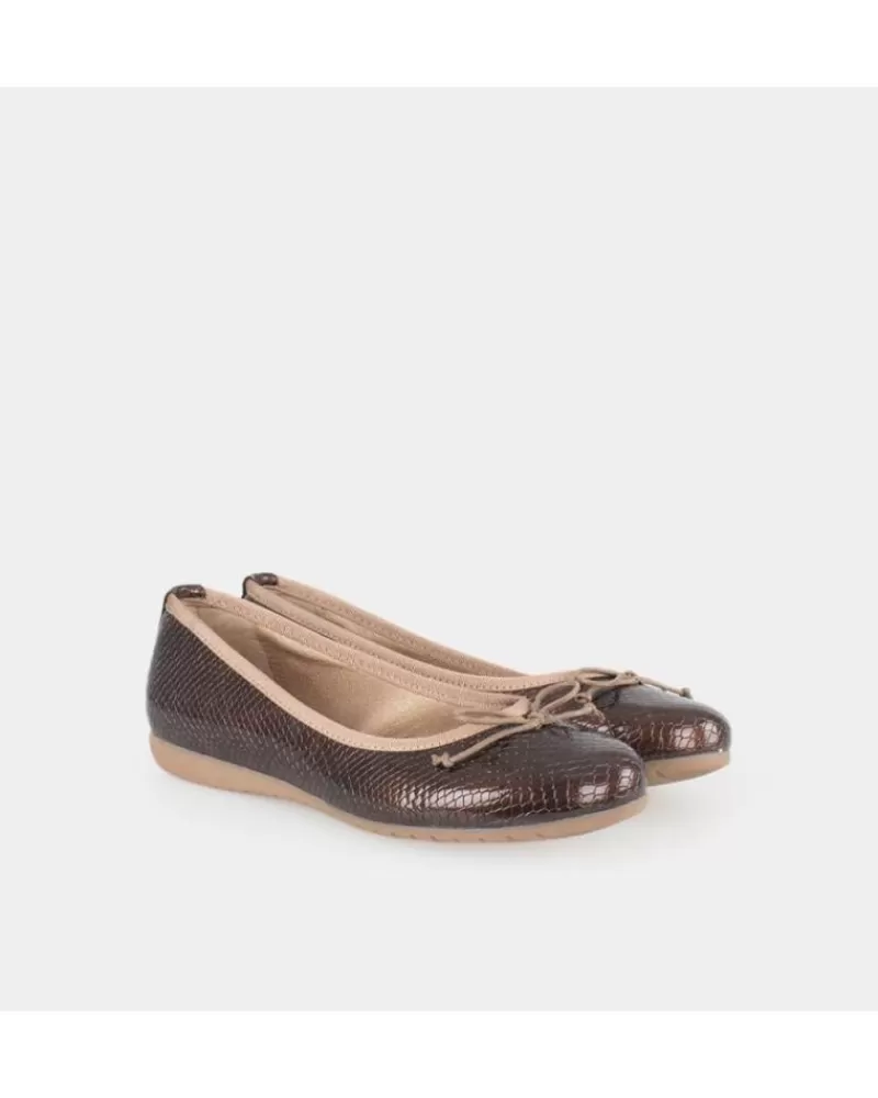 Woman OTRAS MARCAS Woman Flat Shoes 1908336 Marron