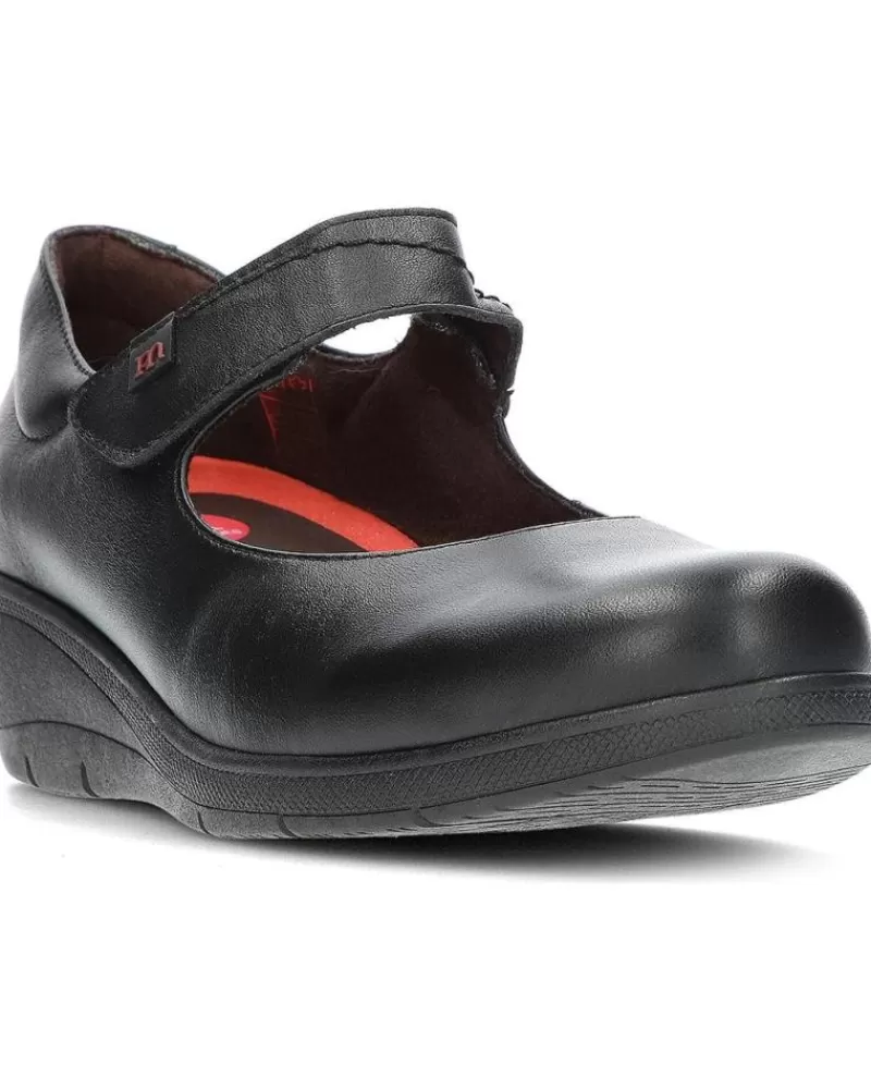 Woman PEPE MENARGUES Woman Flat Shoes Bailarina 20656 Mercedes Negro