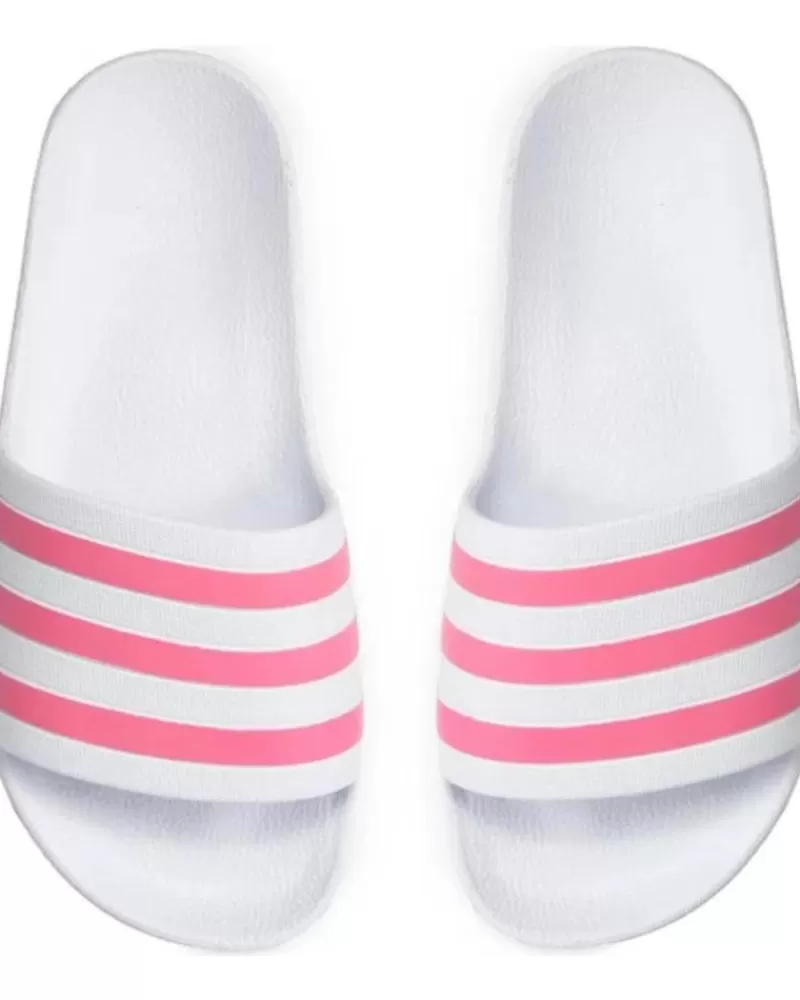 Woman ADIDAS Woman Flip Flops Chanclas Adilete Aqua Blanco Ros Multi