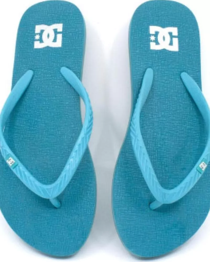 Woman DC SHOES Woman Flip Flops -Spray D0303362 Azul