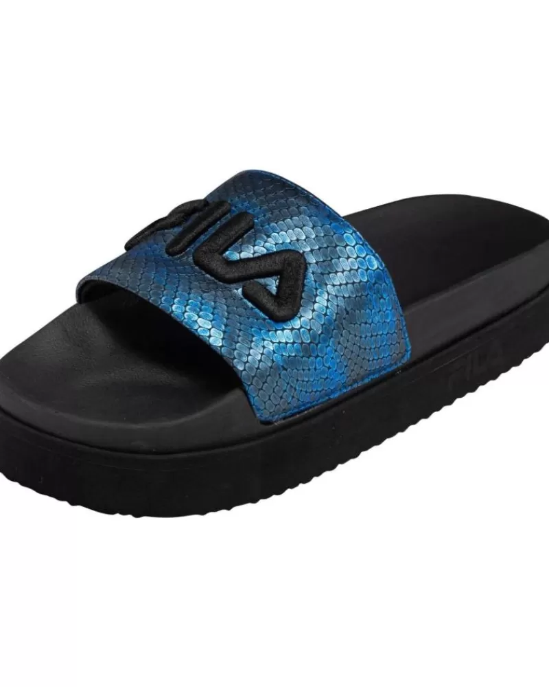 Woman FILA Woman Flip Flops Chanclas Morro Bay Zeppa Negro