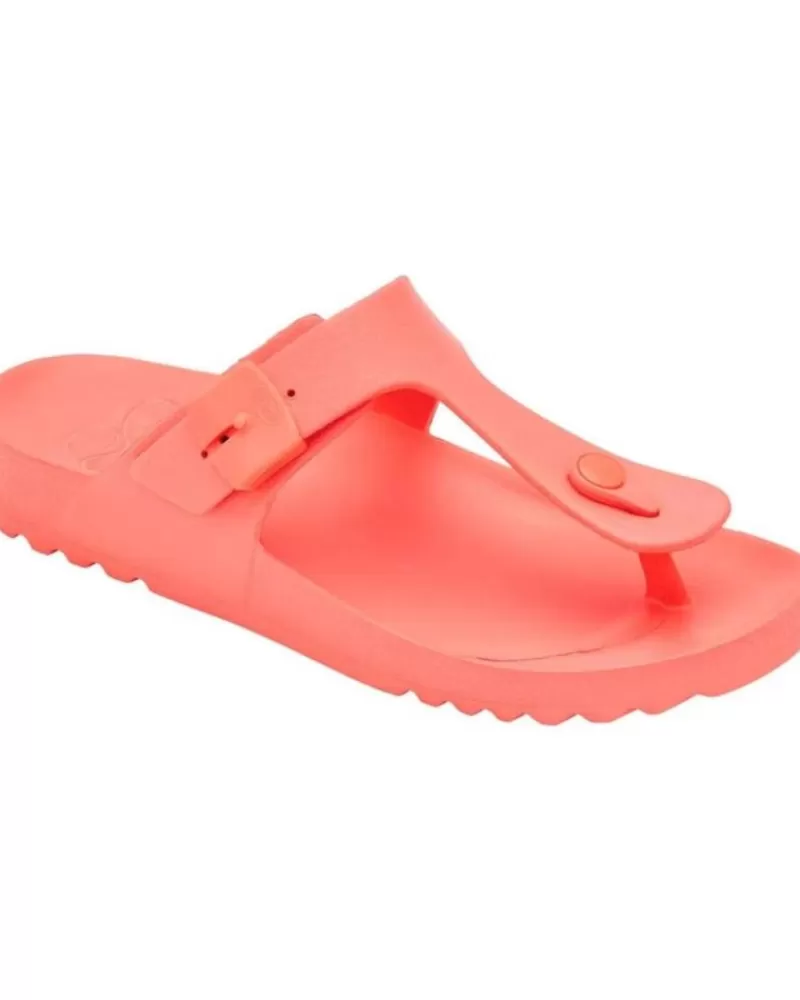 Woman SCHOLL Woman Flip Flops Sandalias Planas Bahia Flip-Flop Coral Rojo