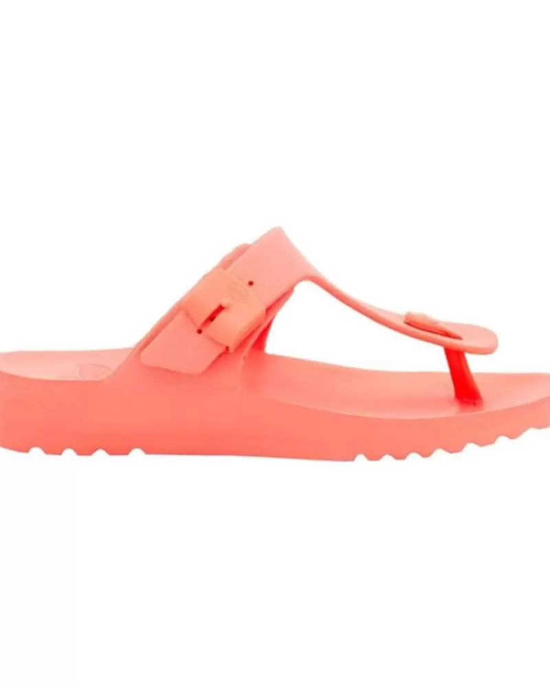 Woman SCHOLL Woman Flip Flops Sandalias Planas Bahia Flip-Flop Coral Rojo