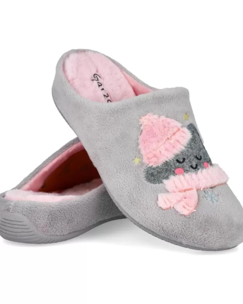 Woman GARZON Woman House Slipers 15325-247 Zapatillas De Casa Muj Gris