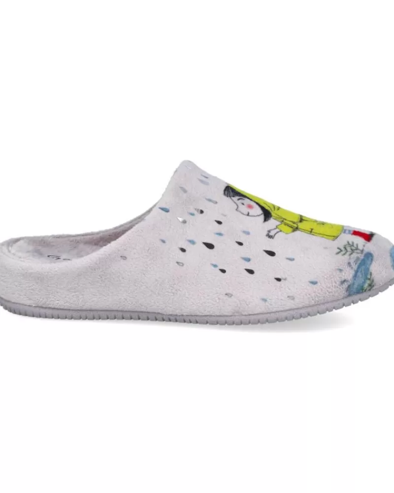 Woman GARZON Woman House Slipers 15342-247 Zapatillas De Casa Muj Gris