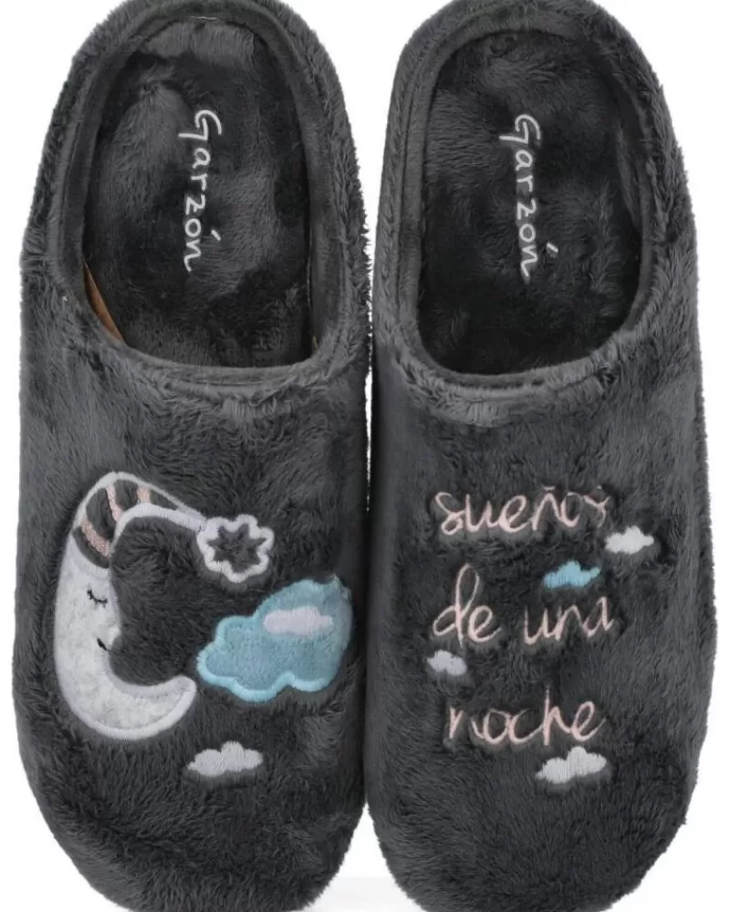 Woman GARZON Woman House Slipers 7306-275 Zapatillas De Casa Muje Gris
