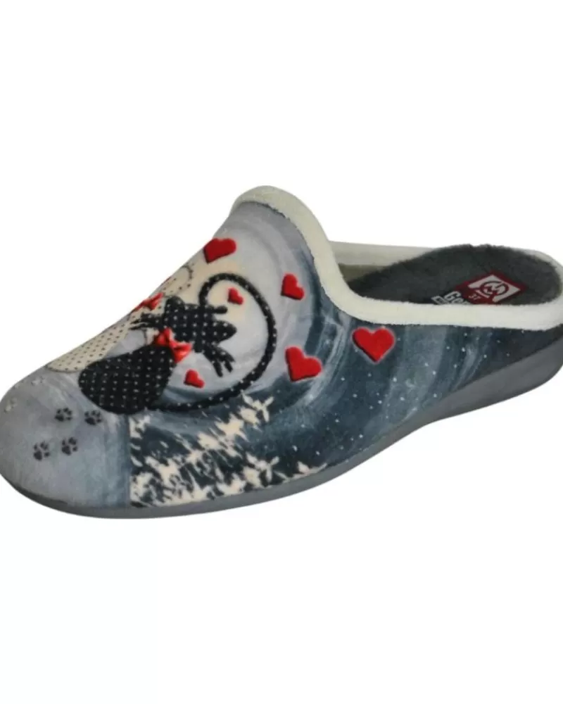 Woman GEMA COMFORT Woman House Slipers Gema Confort - Zapatilla Para El Hogar Plantillas Extraibl Gris