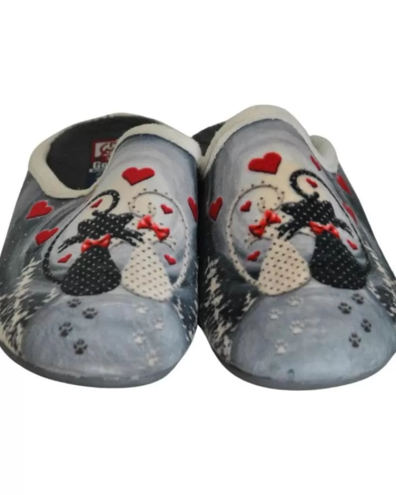 Woman GEMA COMFORT Woman House Slipers Gema Confort - Zapatilla Para El Hogar Plantillas Extraibl Gris