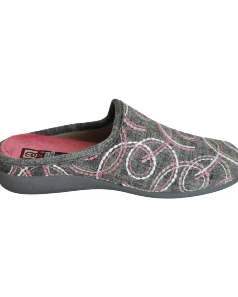 Woman GEMA COMFORT Woman House Slipers Gema Confort - Zapatillas Para El Hogar Plantillas Extraib Gris