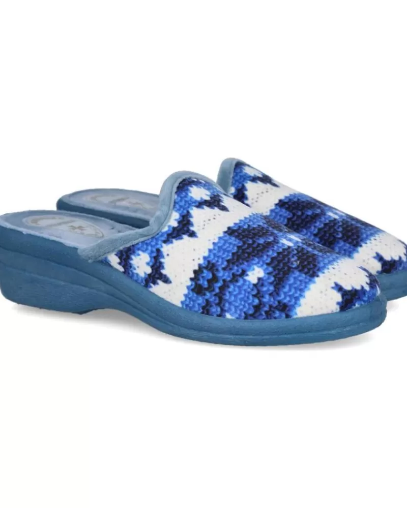 Woman L&R SHOES Woman House Slipers L&R Shoes Lr Shoes 660574 Zapatillas De Casa Muj Azulon