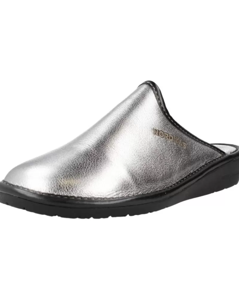 Woman NORDIKAS Woman House Slipers Nacar Top Plata